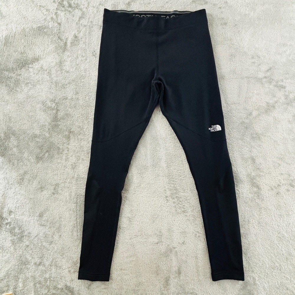 The North Face Winter Warm Tights Mens M Black Running‎ Leggings Stretch Fitted